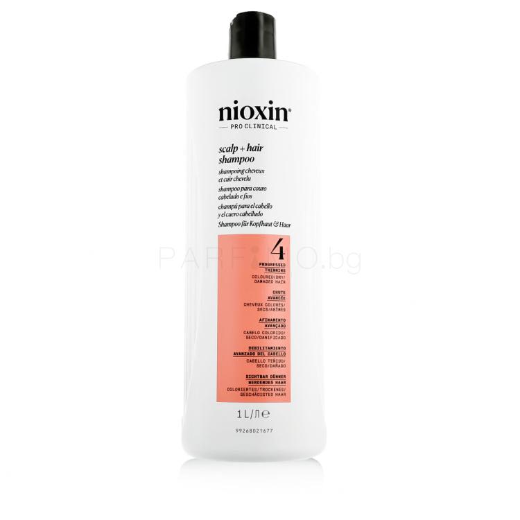 Nioxin System 4 Scalp + Hair Shampoo Шампоан за жени 1000 ml