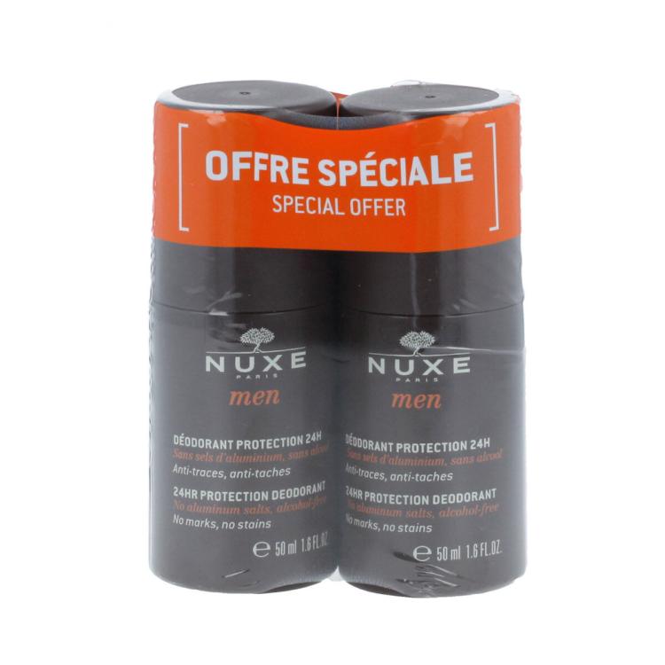 NUXE Men 24HR Protection Deodorant Дезодорант за мъже 2x50 ml