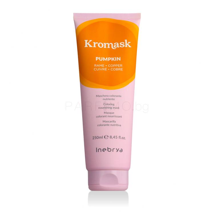 Inebrya Kromask Coloring Nourishing Mask Боя за коса 250 ml Нюанс Pumpkin