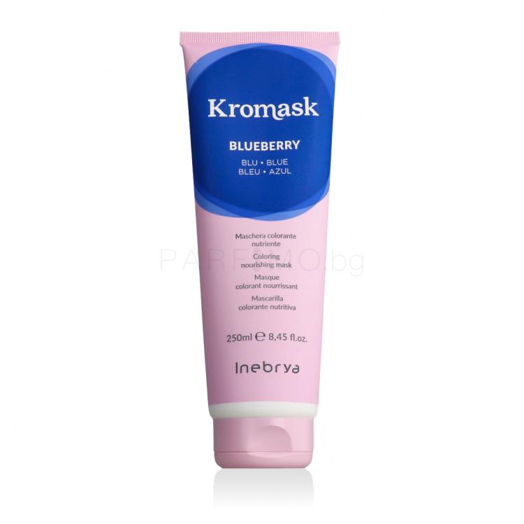 Inebrya Kromask Coloring Nourishing Mask Боя за коса 250 ml Нюанс Blueberry