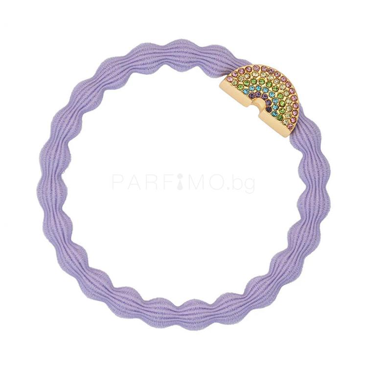 By Eloise London Bling Charms Rainbow Ластик за коса за жени 1 бр Нюанс Lavender