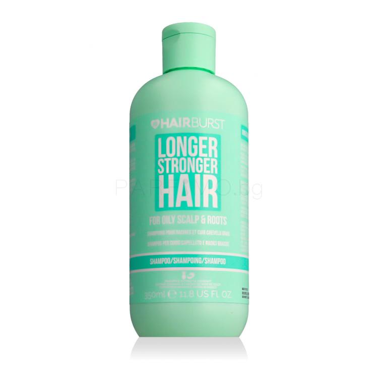 HairBurst Longer Stronger Hair Shampoo For Oily Scalp &amp; Roots Шампоан 350 ml