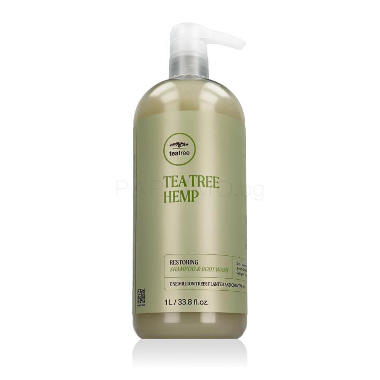 Paul Mitchell TEA TREE Hemp Restoring Shampoo &amp; Body Wash Шампоан 1000 ml