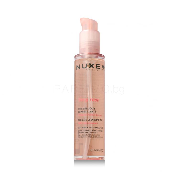 NUXE Very Rose Delicate Cleansing Oil Почистващо олио за жени 150 ml
