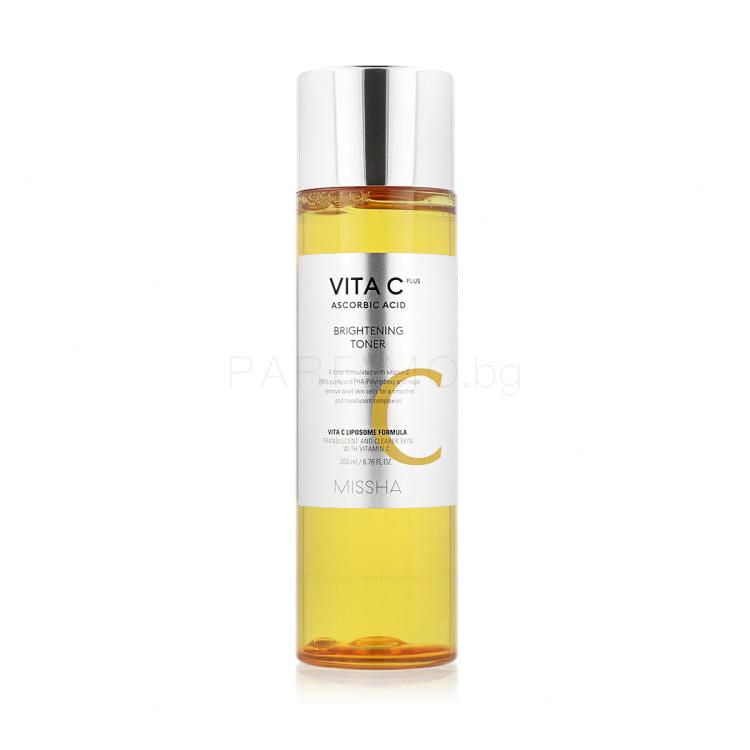 Missha Vita C Plus Brightening Toner Лосион за лице 200 ml
