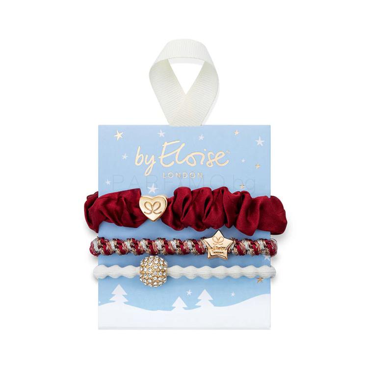 By Eloise London Set Candy Cane Sparkle Ластик за коса за жени 1 бр
