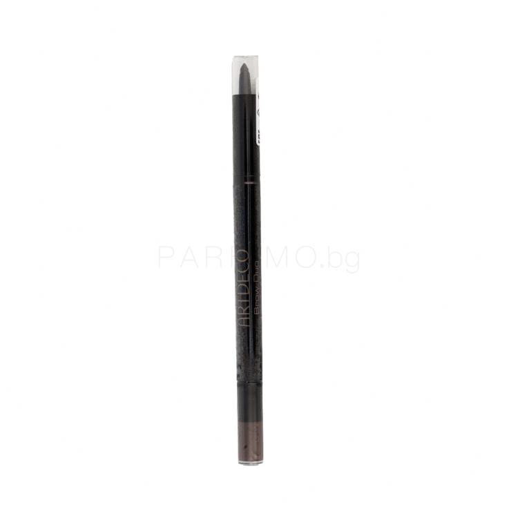 Artdeco Brow Duo Powder &amp; Liner Молив за вежди за жени 0,8 g Нюанс 16 Deep Forest