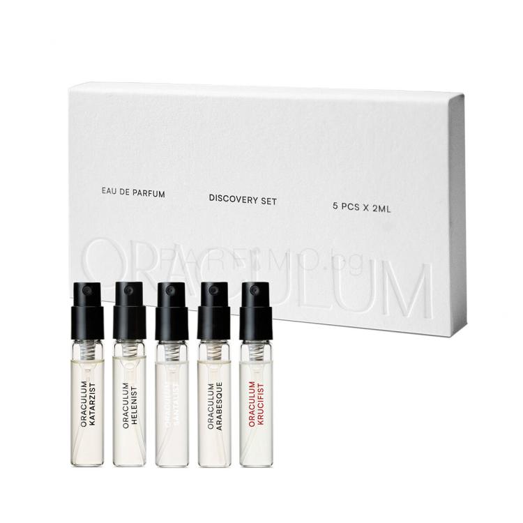 Oraculum Discovery Set Подаръчен комплект EDP KATARZIST 2 ml + EDP HELENIST 2 ml + EDP SANTALIST 2 ml + EDP ARABESQUE 2 ml + EDP KRUCIFIST 2 ml