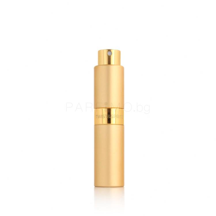 Twist &amp; Spritz Refillable Fragrance Atomiser Зареждаем флакон 8 ml Нюанс zlatý