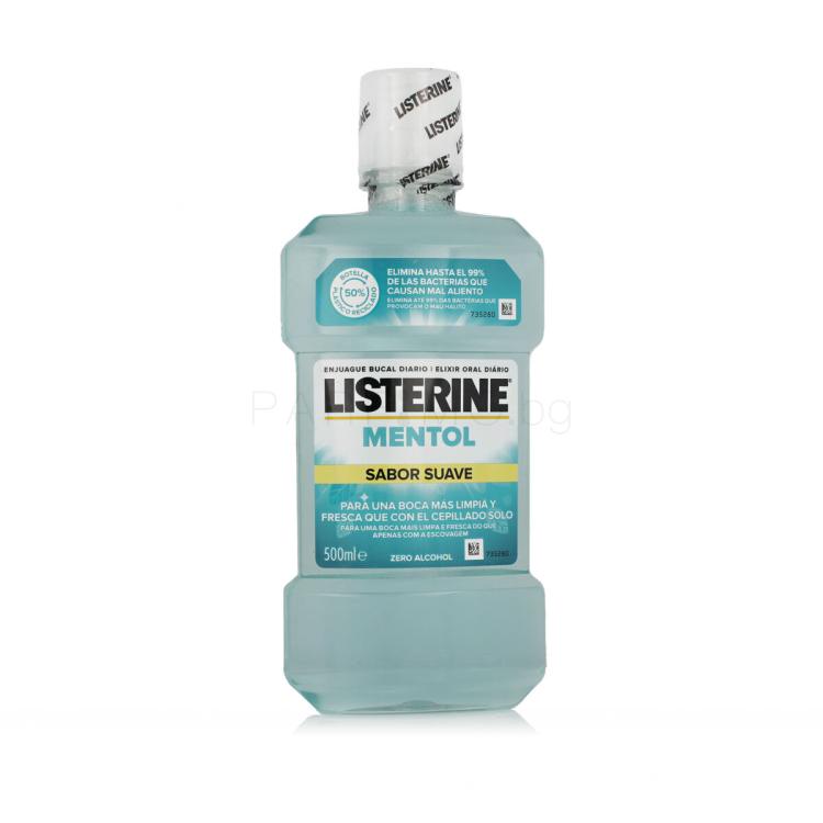 Listerine Mentol Mouthwash Вода за уста 500 ml
