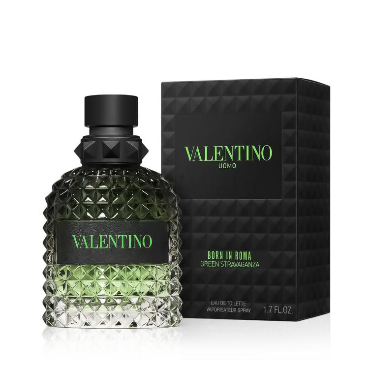 Valentino Uomo Born in Roma Green Stravaganza Eau de Toilette за мъже 50 ml