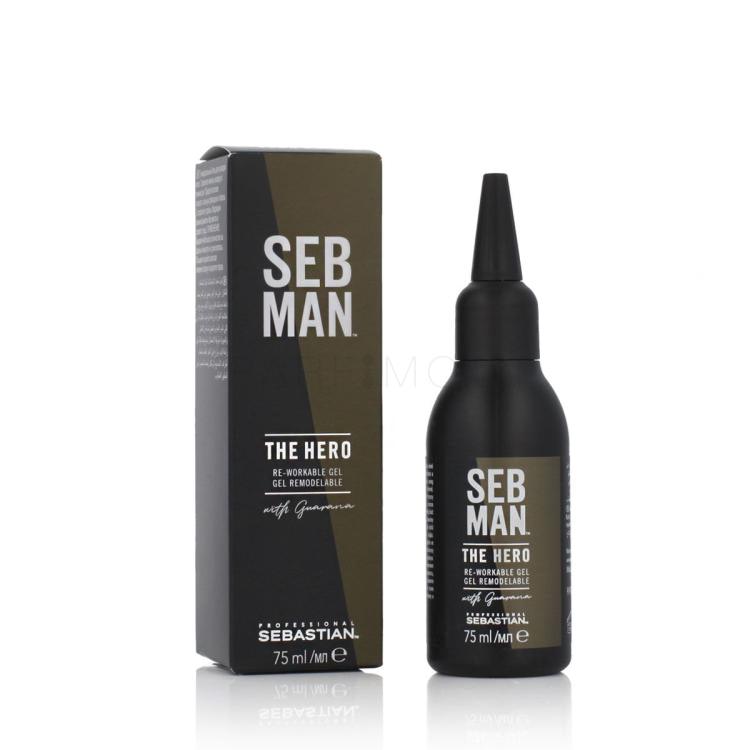 Sebastian Professional Seb Man The Hero Re-Workable Gel Гел за коса за мъже 75 ml