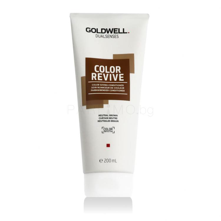 Goldwell Dualsenses Color Revive Color Giving Conditioner Neutral Brown Балсам за коса за жени 200 ml