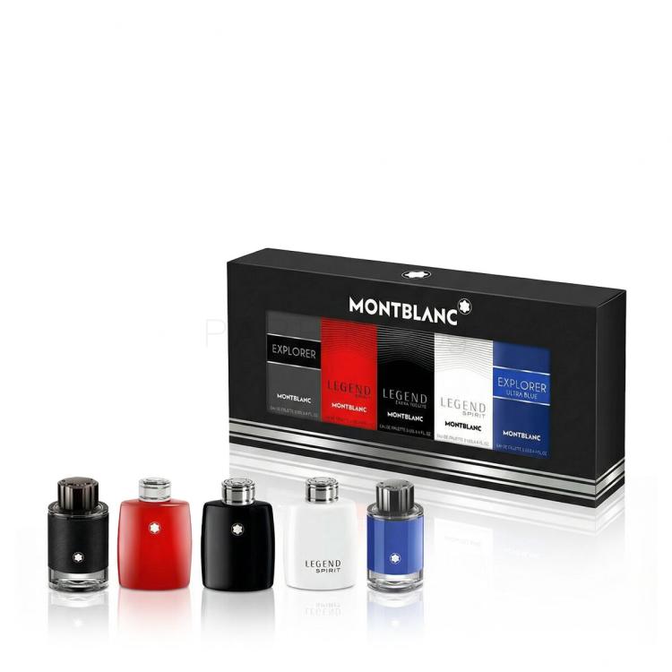 Montblanc Discovery Set Подаръчен комплект EDP Legend Red 4,5 ml + EDP Explorer 4,5 ml + EDP Explorer Platinum 4,5 ml + EDT Legend Spirit 4,5 ml + EDT Legend 4,5 ml