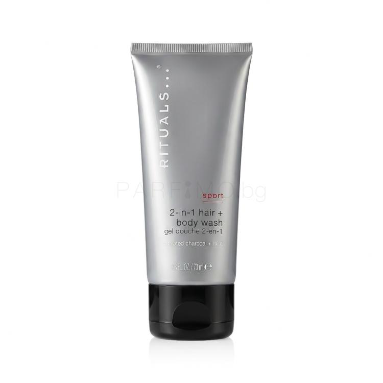 Rituals Homme Sport 2-in-1 Hair &amp; Body Wash Шампоан за мъже 70 ml