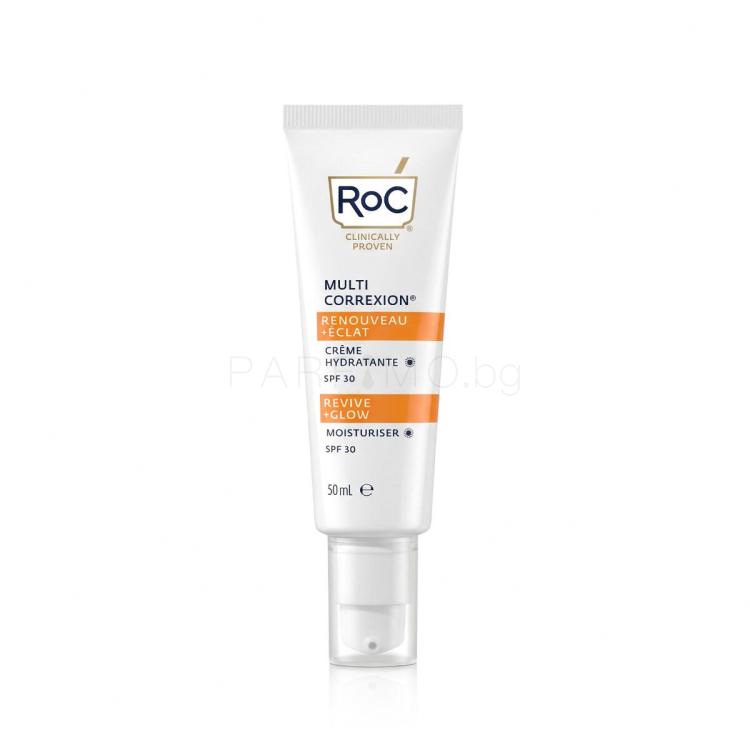 RoC Multi Correxion Revive + Glow Moisturiser SPF30 Дневен крем за лице за жени 50 ml