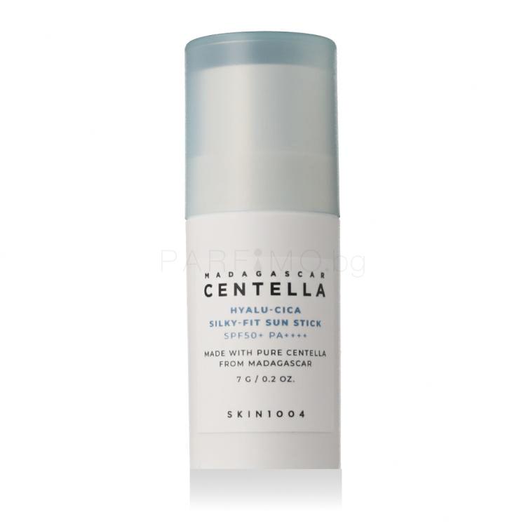 SKIN1004 Hyalu-Cica Silky-Fit Sun Stick SPF50+ Слънцезащитен продукт за лице за жени 7 g