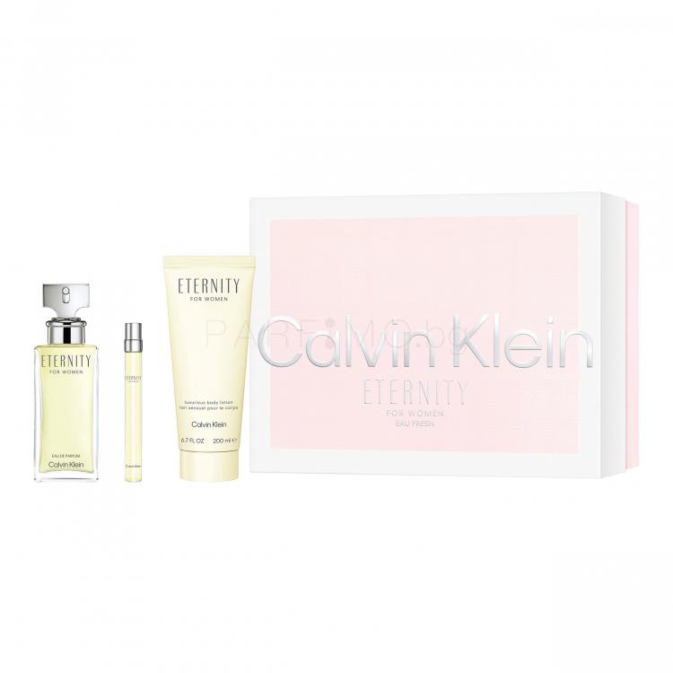 Calvin Klein Eternity Подаръчен комплект EDP 100 ml + лосион за тяло 200 ml + EDP 10 ml
