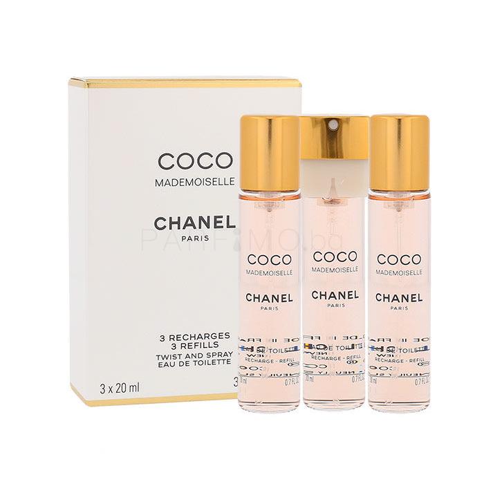 Chanel Coco Mademoiselle Eau de Toilette за жени Пълнител 3x20 ml