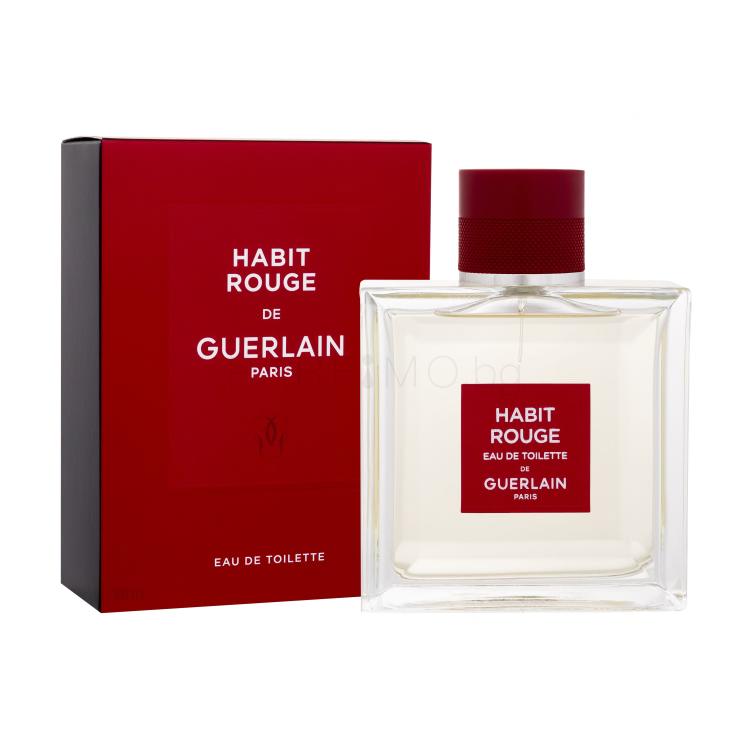 Guerlain Habit Rouge Eau de Toilette за мъже 100 ml