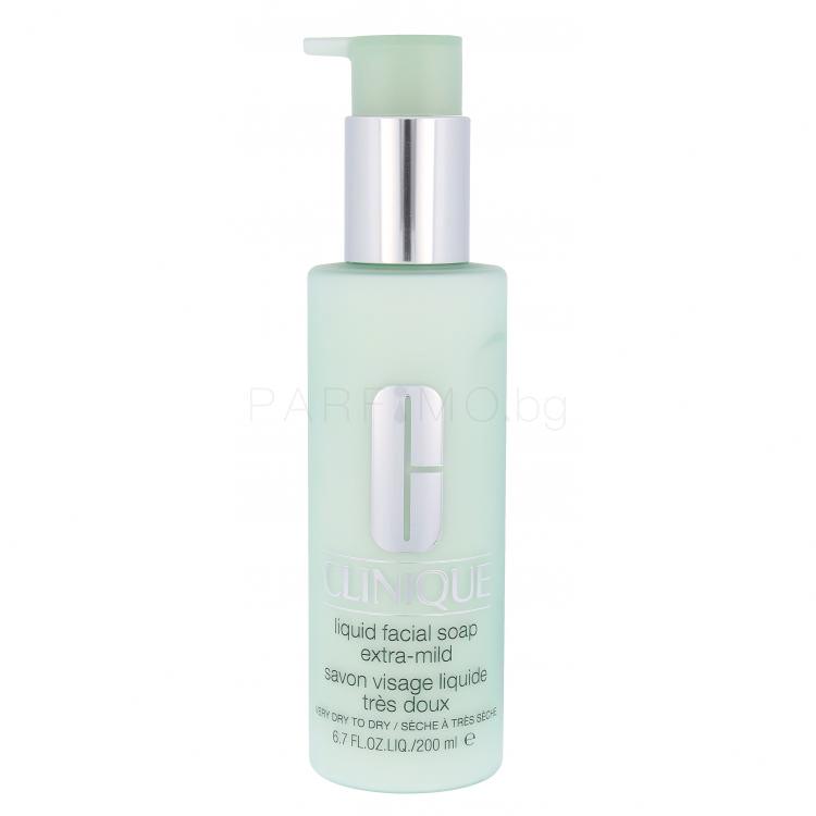 Clinique Liquid Facial Soap Extra Mild Почистващ сапун за жени 200 ml