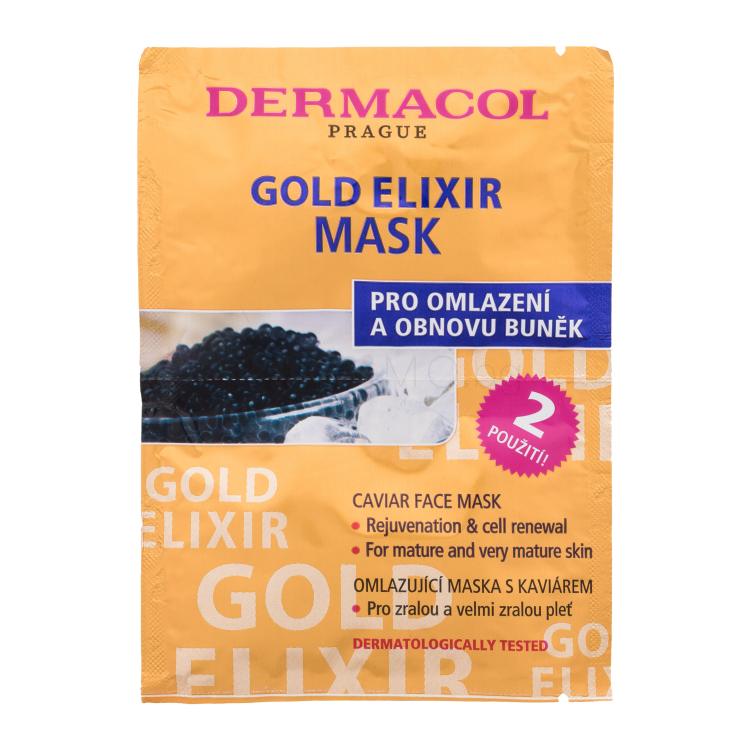 Dermacol Gold Elixir Маска за лице за жени 16 ml