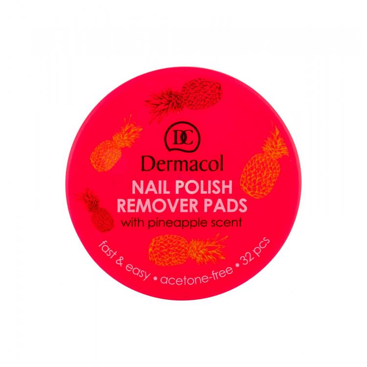 Dermacol Nail Polish Remover Pads Лакочистител за жени 32 бр