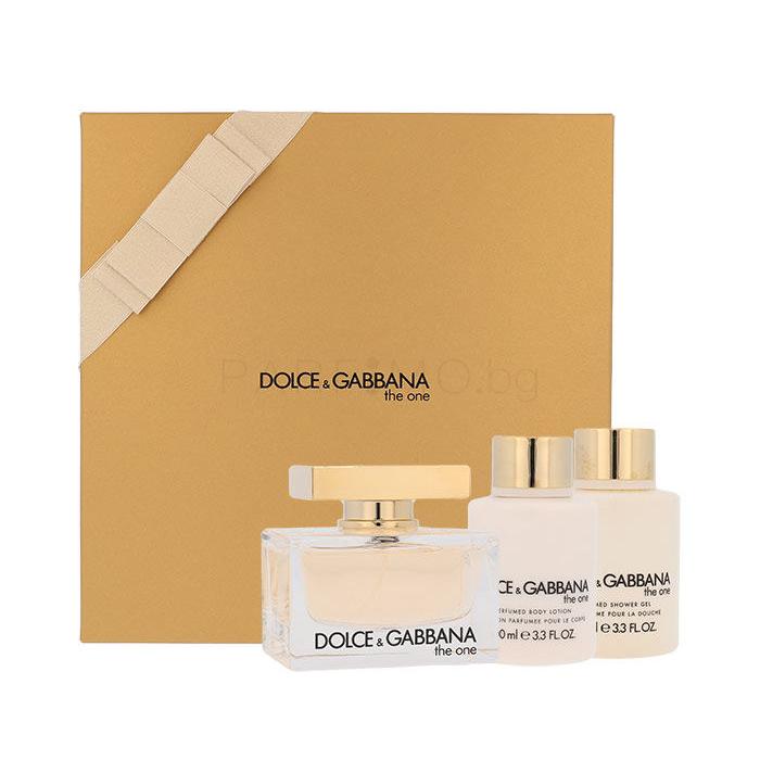 Dolce&amp;Gabbana The One Подаръчен комплект EDP 75 ml + лосион за тяло 100 ml + душ гел 100 ml