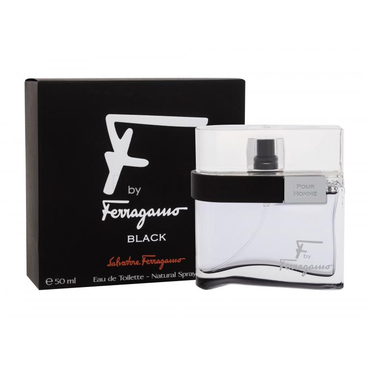 Ferragamo F by Ferragamo Black Eau de Toilette за мъже 50 ml