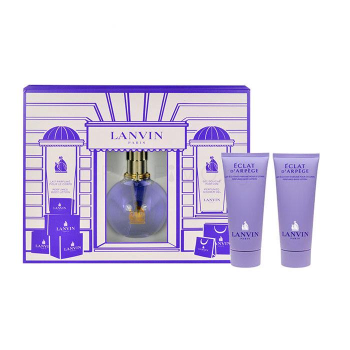 Lanvin Éclat D´Arpege Подаръчен комплект EDP 100 ml + душ гел 100 ml + лосион за тяло 100 ml увредена кутия