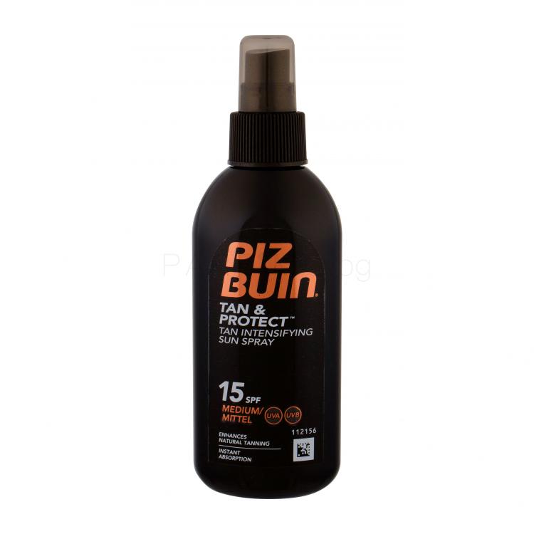 PIZ BUIN Tan Intensifier Sun Spray SPF15 Слънцезащитна козметика за тяло за жени 150 ml