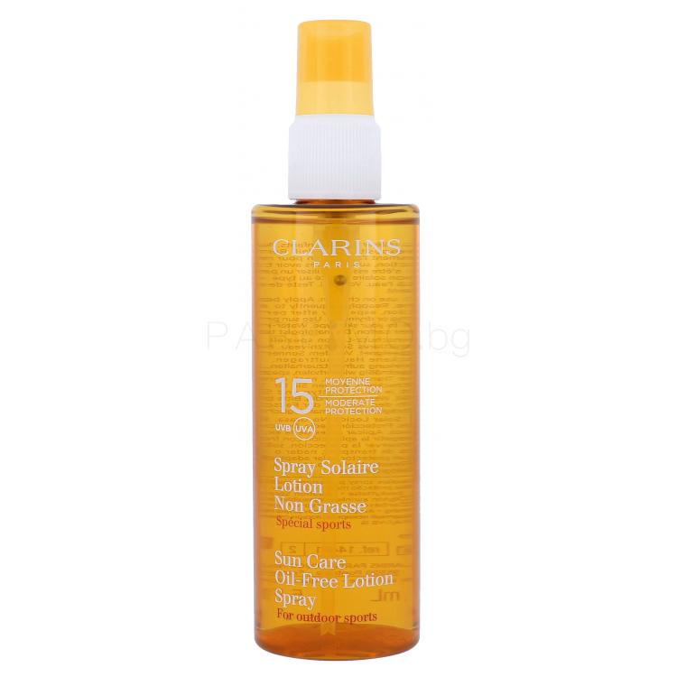 Clarins Sun Care Spray Oil Free Lotion Слънцезащитна козметика за тяло за жени 150 ml