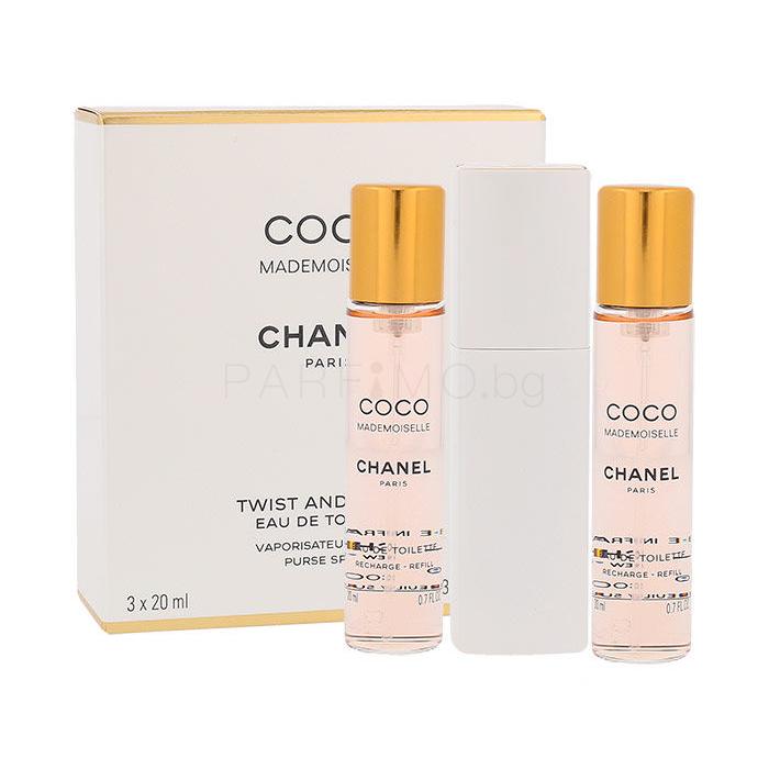 Chanel Coco Mademoiselle 3x 20 ml Eau de Toilette за жени Впръскване със завъртане 20 ml
