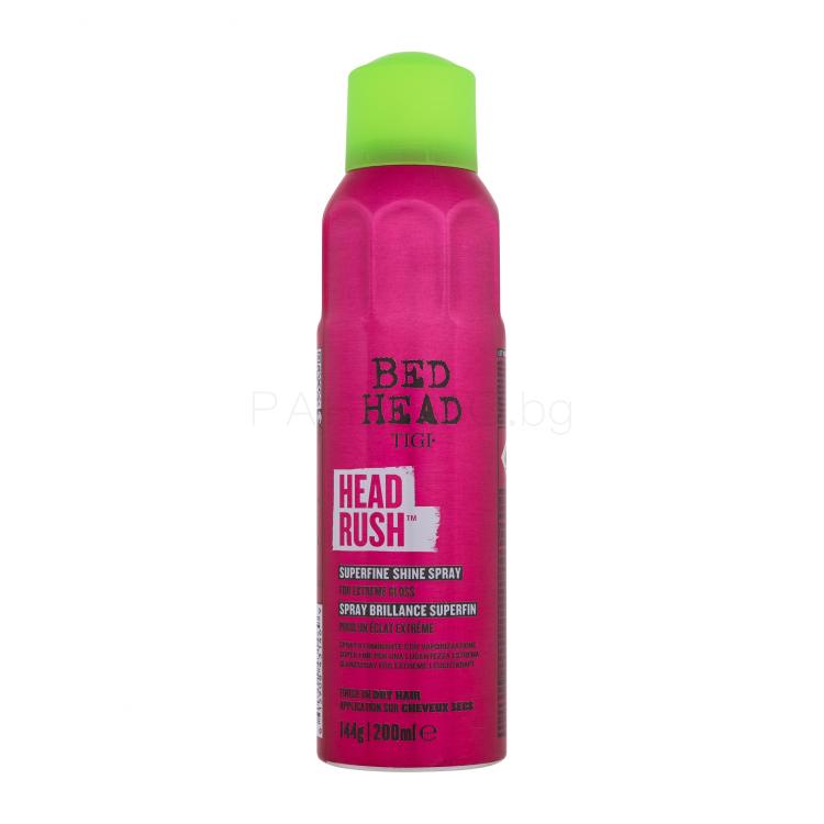 Tigi Bed Head Headrush За блясък на косата за жени 200 ml
