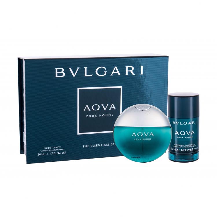 Bvlgari Aqva Pour Homme Подаръчен комплект EDT 50 ml + деостик 75 ml