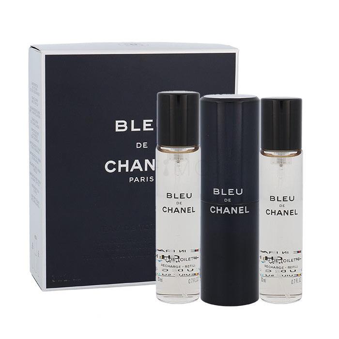 Chanel Bleu de Chanel Eau de Toilette за мъже Впръскване със завъртане 3x20 ml