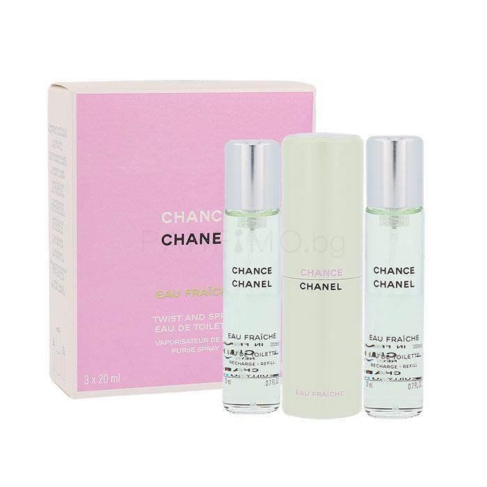 Chanel Chance Eau Fraîche Eau de Toilette за жени Впръскване със завъртане 3x20 ml