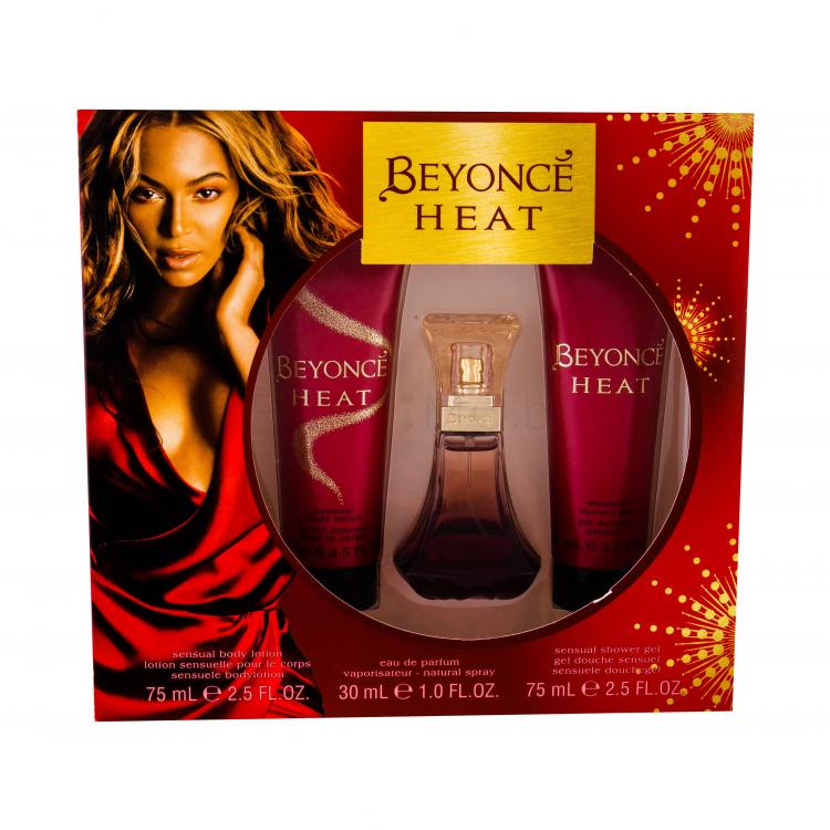 Beyonce Heat Подаръчен комплект EDP 30ml + 75ml душ гел + 75ml лосион за тяло