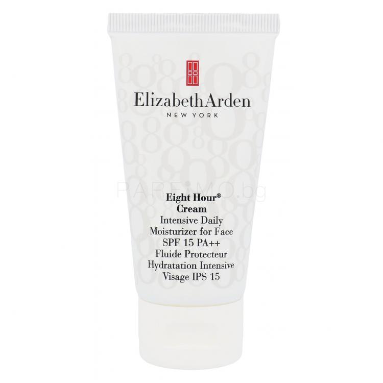 Elizabeth Arden Eight Hour Cream Intesive Daily Moisturizer SPF15 Дневен крем за лице за жени 49 g