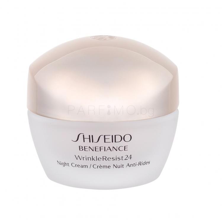 Shiseido Benefiance Wrinkle Resist 24 Нощен крем за лице за жени 50 ml