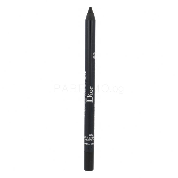 Christian Dior Eyeliner Waterproof Молив за очи за жени 1,2 гр Нюанс 094 Trinidad Black ТЕСТЕР