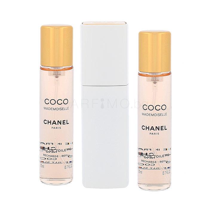 Chanel Coco Mademoiselle 3x 20 ml Eau de Toilette за жени Впръскване със завъртане 20 ml ТЕСТЕР