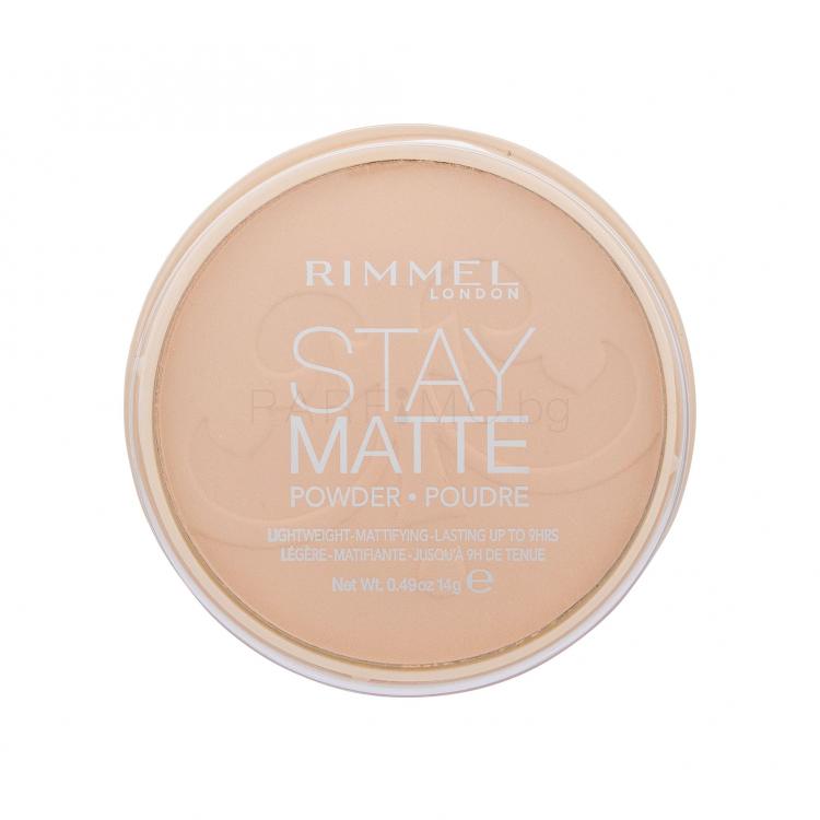 Rimmel London Stay Matte Пудра за жени 14 g Нюанс 006 Warm Beige
