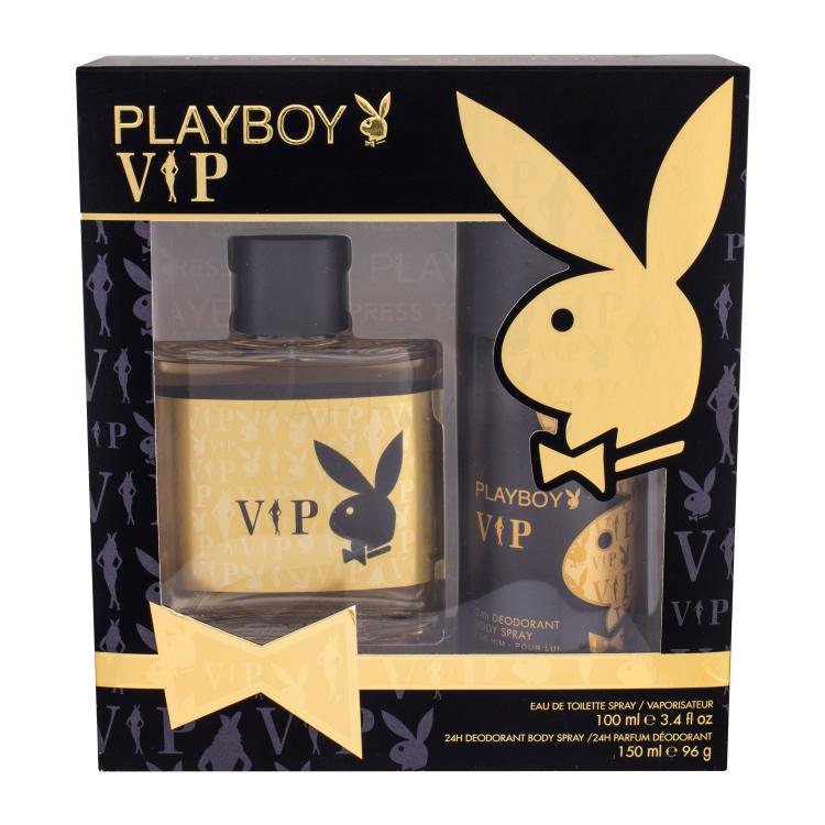 Playboy VIP For Him Подаръчен комплект EDT 100ml + 150ml дезодорант