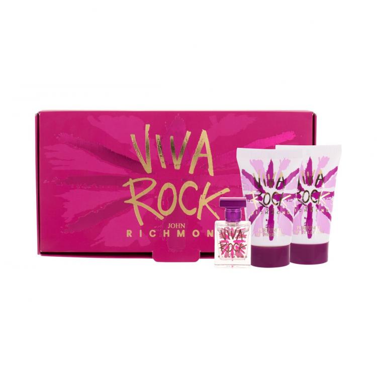 John Richmond Viva Rock Подаръчен комплект EDT 4,5ml + 25ml лосион за тяло + 25ml душ гел