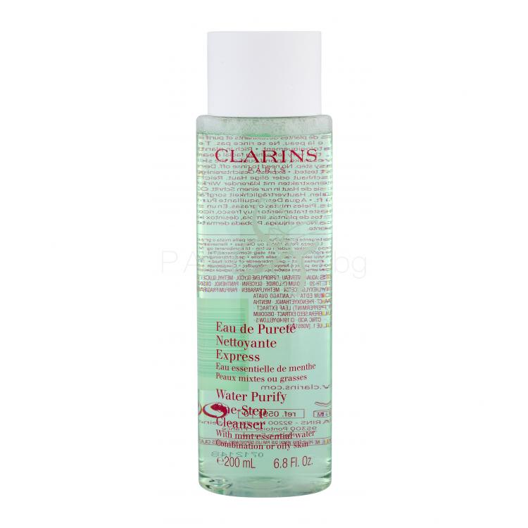 Clarins Water Purify One Step Cleanser Почистваща вода за жени 200 ml