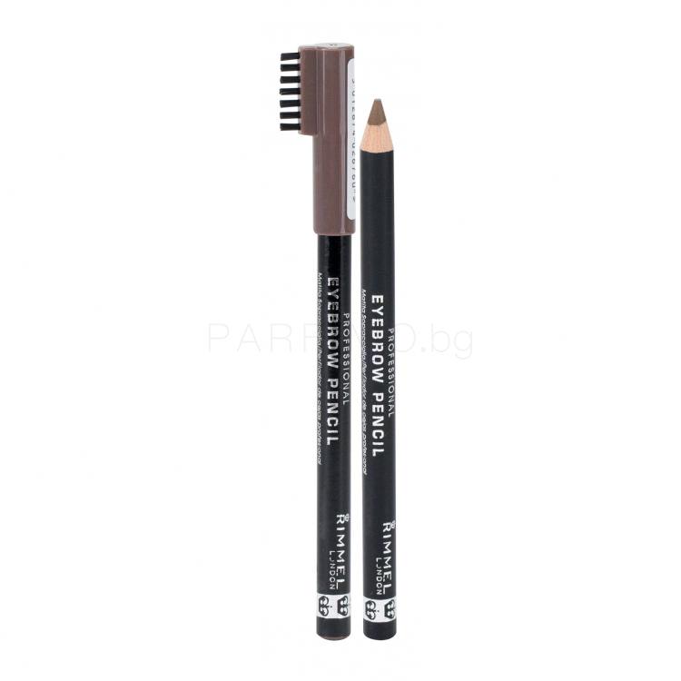 Rimmel London Professional Eyebrow Pencil Молив за вежди за жени 1,4 g Нюанс 002 Hazel