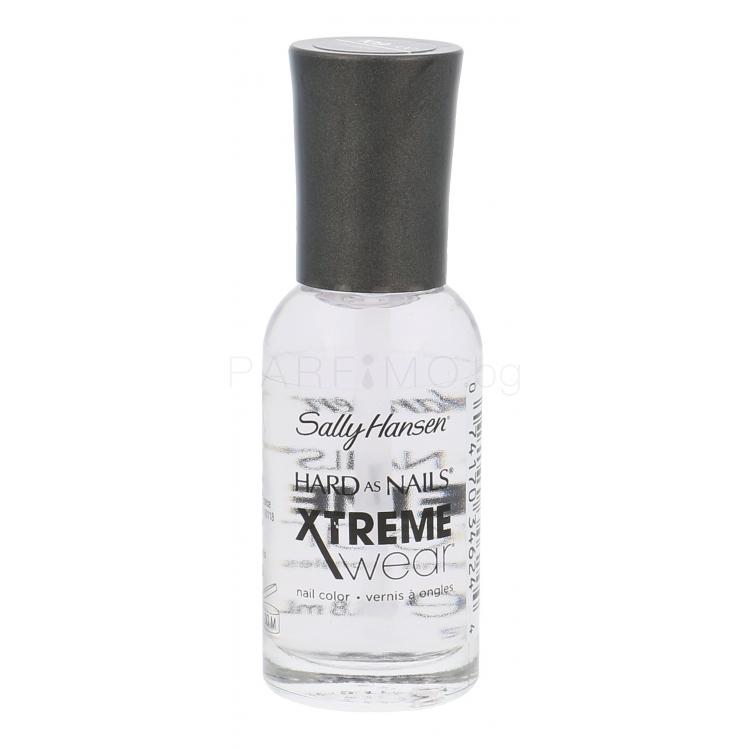 Sally Hansen Hard As Nails Xtreme Wear Лак за нокти за жени 11,8 ml Нюанс 100 Invisible