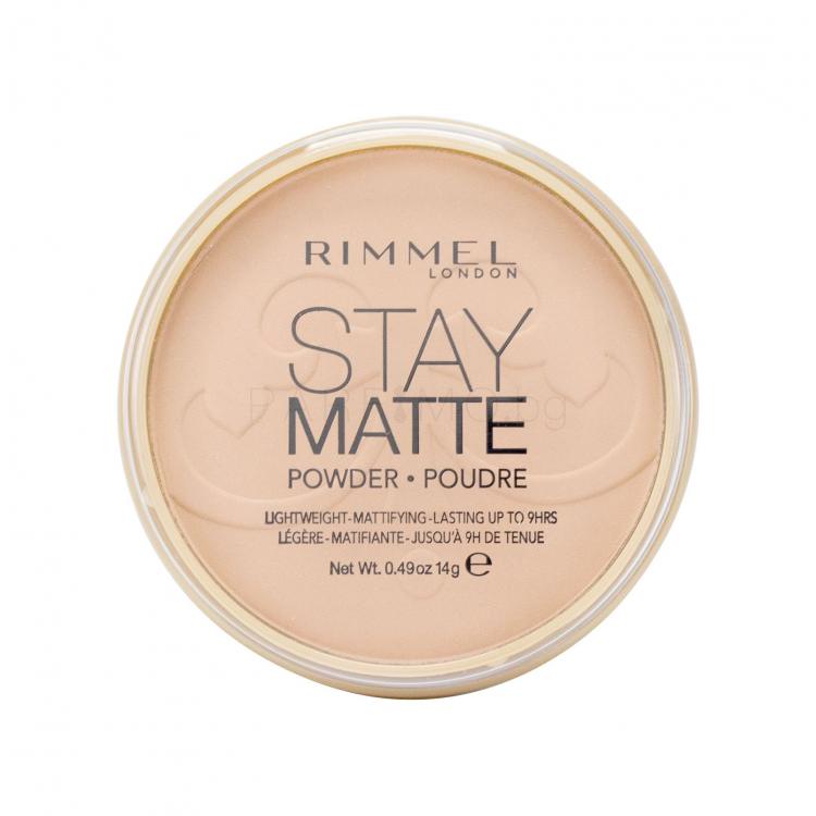 Rimmel London Stay Matte Пудра за жени 14 g Нюанс 004 Sandstorm