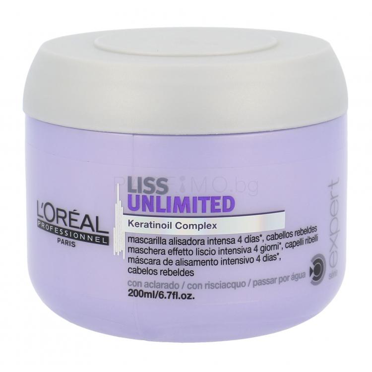 L&#039;Oréal Professionnel Liss Unlimited Professional Mask Маска за коса за жени 200 ml